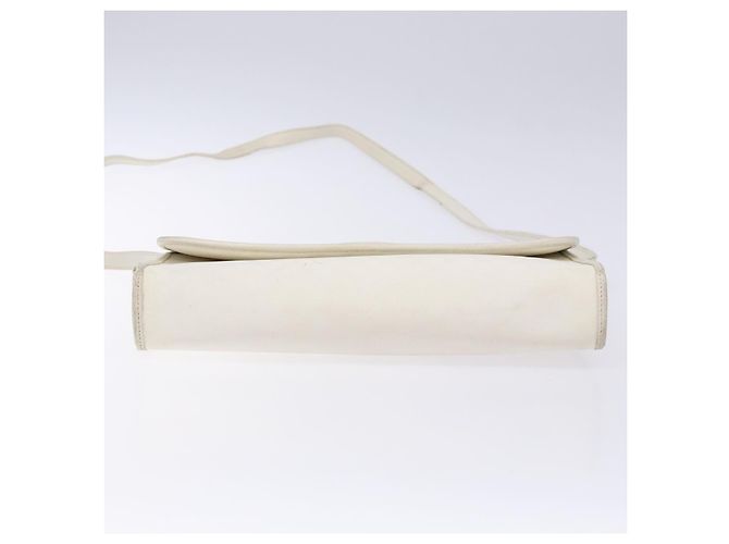 Gucci Borsa a Spalla Micro GG Supreme PVC Bianco Oro 004 58 0264 Auth 133321 D'oro - vista 10