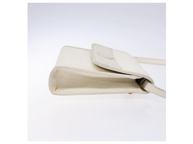Gucci Borsa a Spalla Micro GG Supreme PVC Bianco Oro 004 58 0264 Auth 133321 D'oro - vista 4