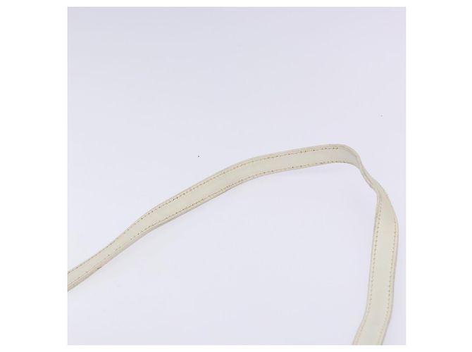 Gucci Borsa a Spalla Micro GG Supreme PVC Bianco Oro 004 58 0264 Auth 133321 D'oro - vista 8