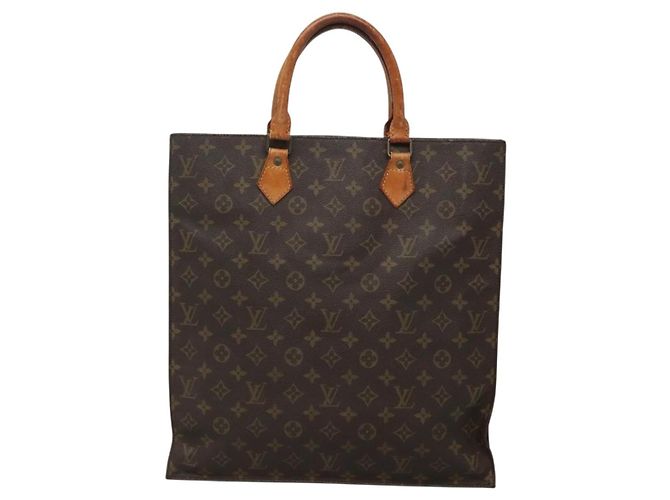 LOUIS VUITTON Borsa Sac Plat Monogram M51140 LV Auth BA4652 Monogramma - vista 13