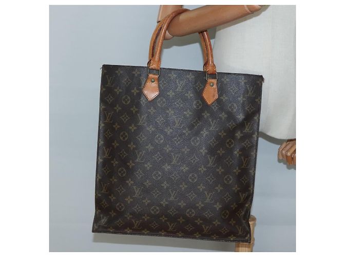 LOUIS VUITTON Borsa Sac Plat Monogram M51140 LV Auth BA4652 Monogramma - vista 18