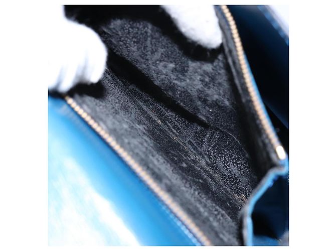 LOUIS VUITTON Borsa a Mano Epi Malesherbes Blu M52375 LV Auth 136983 - vista 11