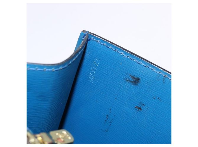 LOUIS VUITTON Borsa a Mano Epi Malesherbes Blu M52375 LV Auth 136983 - vista 12