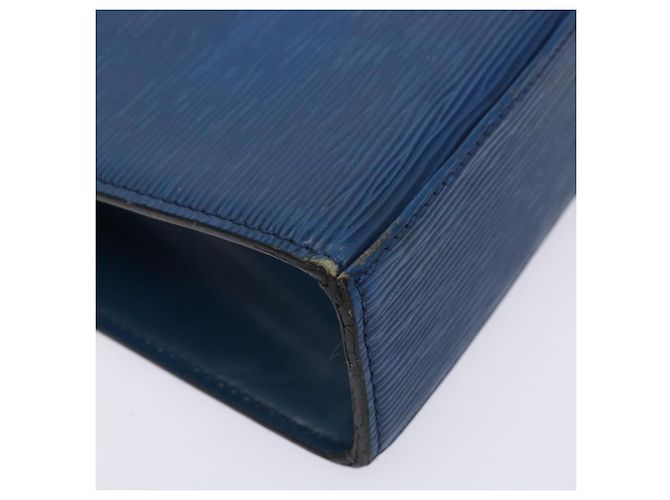 LOUIS VUITTON Borsa a Mano Epi Malesherbes Blu M52375 LV Auth 136983 - vista 15