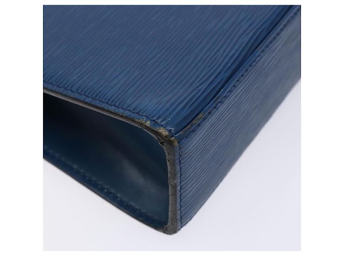 LOUIS VUITTON Borsa a Mano Epi Malesherbes Blu M52375 LV Auth 136983 - vista 17