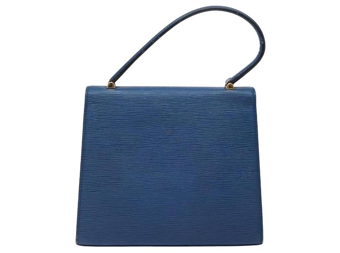 LOUIS VUITTON Borsa a Mano Epi Malesherbes Blu M52375 LV Auth 136983 - vista 2