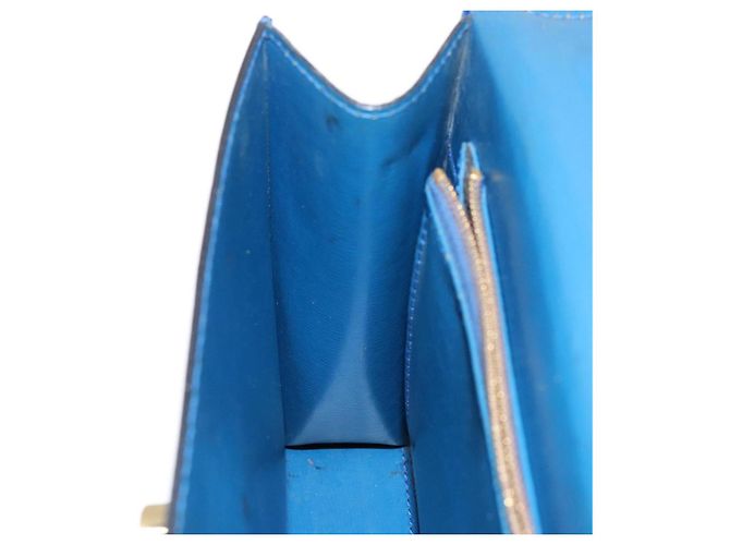 LOUIS VUITTON Borsa a Mano Epi Malesherbes Blu M52375 LV Auth 136983 - vista 22