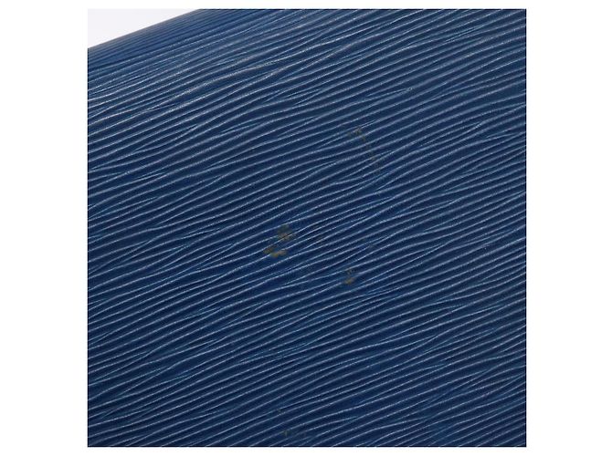 LOUIS VUITTON Borsa a Mano Epi Malesherbes Blu M52375 LV Auth 136983 - vista 9