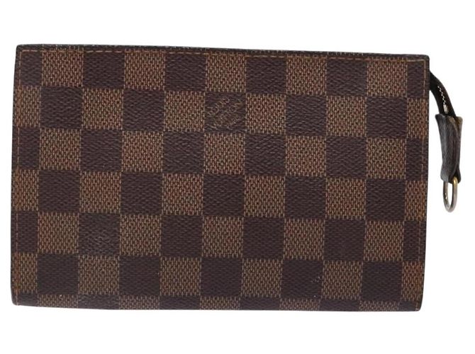 LOUIS VUITTON Pochette Marais Damier Ebene LV Auth 136870 - vista 13