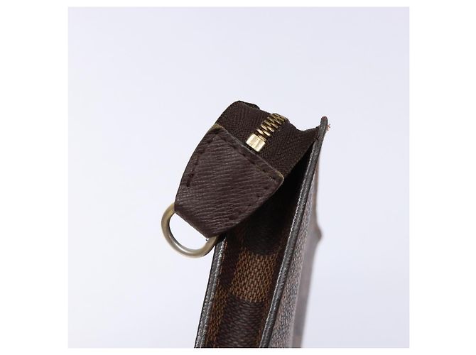 LOUIS VUITTON Pochette Marais Damier Ebene LV Auth 136870 - vista 8