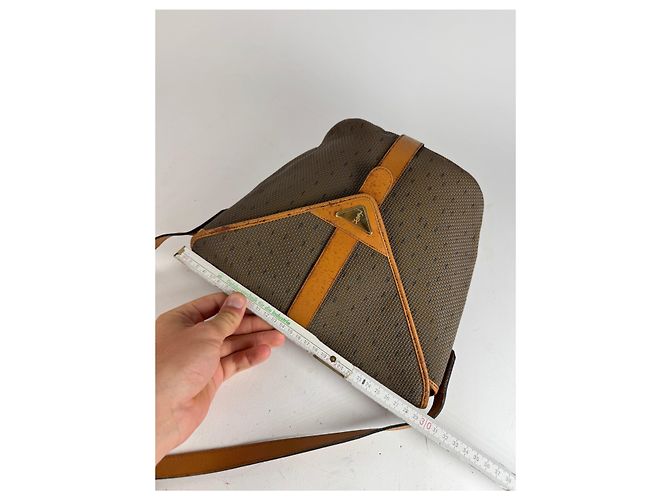 Vintage Yves Saint Laurent Tasche braun grau - Ansicht 11