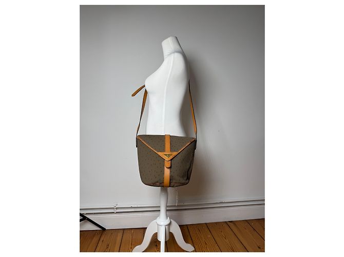 Vintage Yves Saint Laurent Tasche braun grau - Ansicht 12