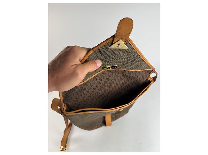 Vintage Yves Saint Laurent Tasche braun grau - Ansicht 3