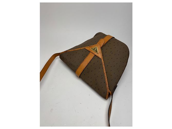 Vintage Yves Saint Laurent Tasche braun grau - Ansicht 9