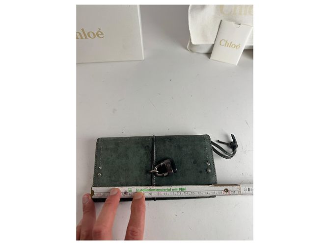 Chloé Vintage Chloe Paddington Leather wallet Blue - view 10
