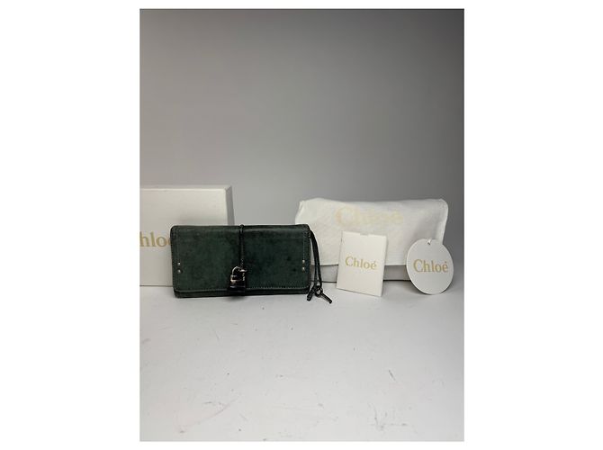Chloé Vintage Chloe Paddington Leather wallet Blue - view 12