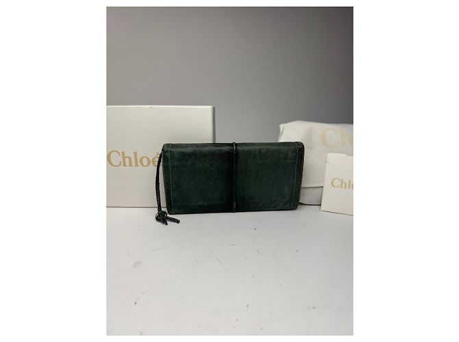 Chloé Vintage Chloe Paddington Leather wallet Blue - view 13
