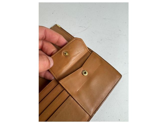 Triomphe Céline Vintage Celine Paris monogram ID holder / Card holder brown - view 8