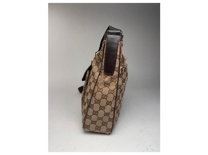 Vintage Gucci Monogramm Tasche beige braun - Ansicht 10
