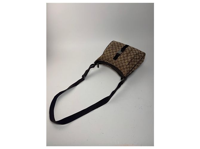 Vintage Gucci Monogramm Tasche beige braun - Ansicht 11