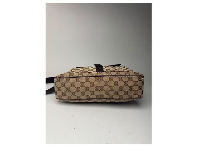 Vintage Gucci Monogramm Tasche beige braun - Ansicht 12