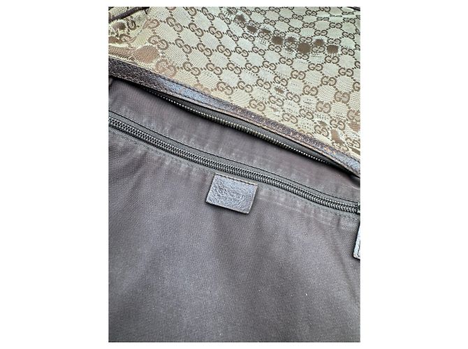 Vintage Gucci Monogramm Tasche beige braun - Ansicht 6