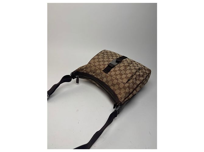 Vintage Gucci Monogramm Tasche beige braun - Ansicht 7