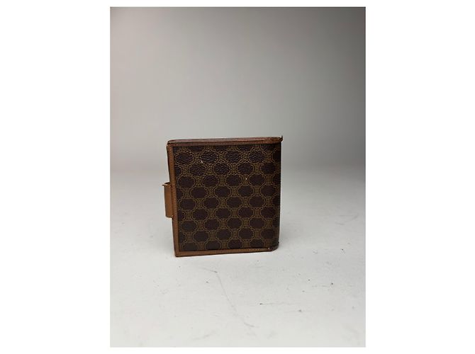 Céline Vintage Celine Triomphe Monogram leather wallet brown - view 6