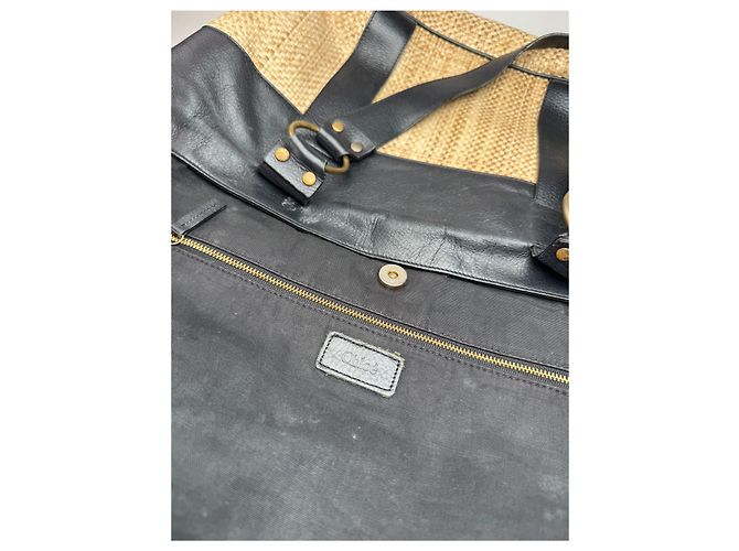 Chloé Vintage Chloe Tasche beige und schwarz - Ansicht 4