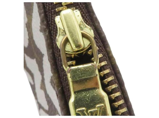 Louis Vuitton Pochette Accessori Stephen Sprouse Graffiti Marrone Bianco - vista 8