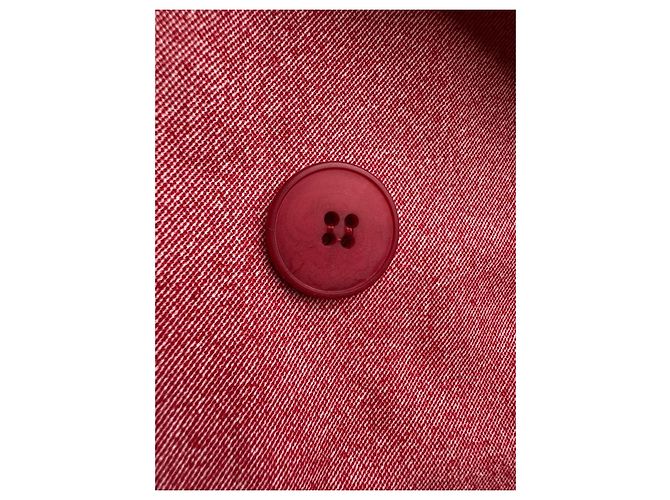 Chaleco sin mangas Miu Miu de algodón rojo Roja - vista 3