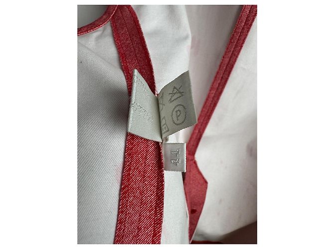 Chaleco sin mangas Miu Miu de algodón rojo Roja - vista 7