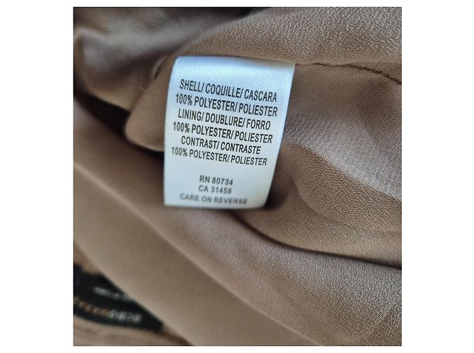 Bcbg Max Azria Kurzes Cocktailabendkleid Bcbgmaxazria Größe 2 38 M Taupe - Ansicht 7
