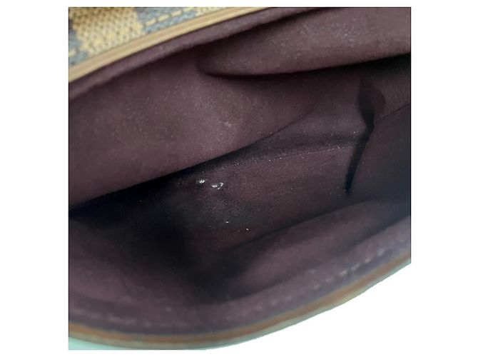 Borsa tote Damier Ascot Louis Vuitton Marrone - vista 14