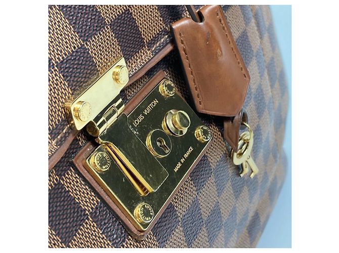 Borsa tote Damier Ascot Louis Vuitton Marrone - vista 3