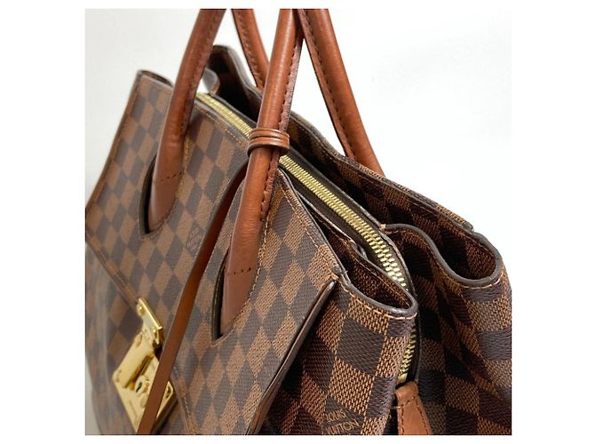 Borsa tote Damier Ascot Louis Vuitton Marrone - vista 6