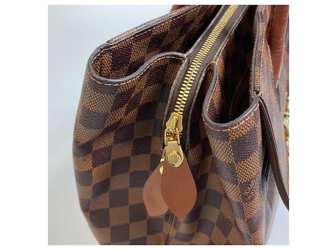 Borsa tote Damier Ascot Louis Vuitton Marrone - vista 8