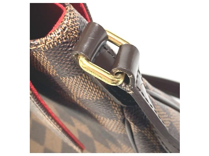Borsa a Spalla Louis Vuitton Damier Bussas Roseberry Marrone - vista 10
