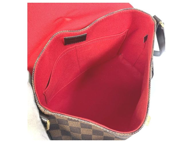 Borsa a Spalla Louis Vuitton Damier Bussas Roseberry Marrone - vista 12