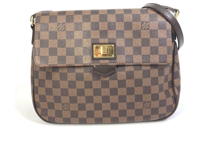 Borsa a Spalla Louis Vuitton Damier Bussas Roseberry Marrone - vista 2