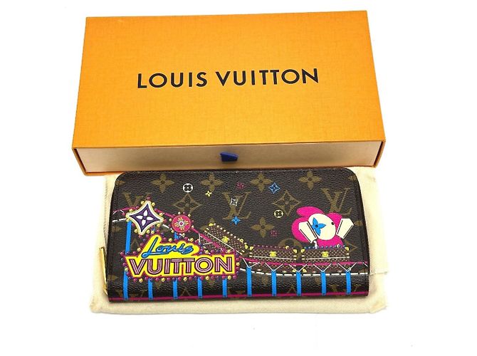 Louis Vuitton Monogram Vivienne Freizeitpark Zippy Geldbörse Braun - Ansicht 15
