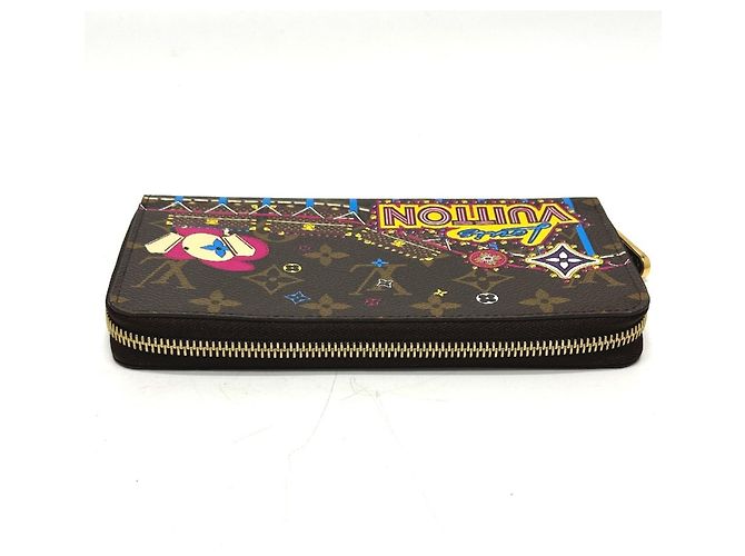 Louis Vuitton Monogram Vivienne Freizeitpark Zippy Geldbörse Braun - Ansicht 6