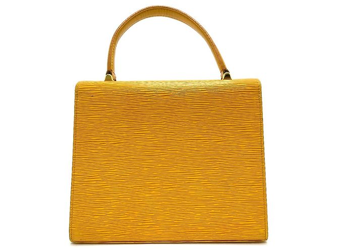 Bolsa de mão quadrada Malesherbes Epi Louis Vuitton Amarelo - vista 2