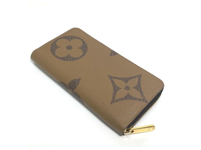 Louis Vuitton Monogram Giant Zippy Geldbörse Braun - Ansicht 3