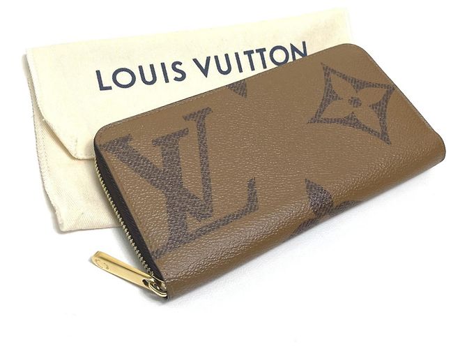 Louis Vuitton Monogram Giant Zippy Geldbörse Braun - Ansicht 9