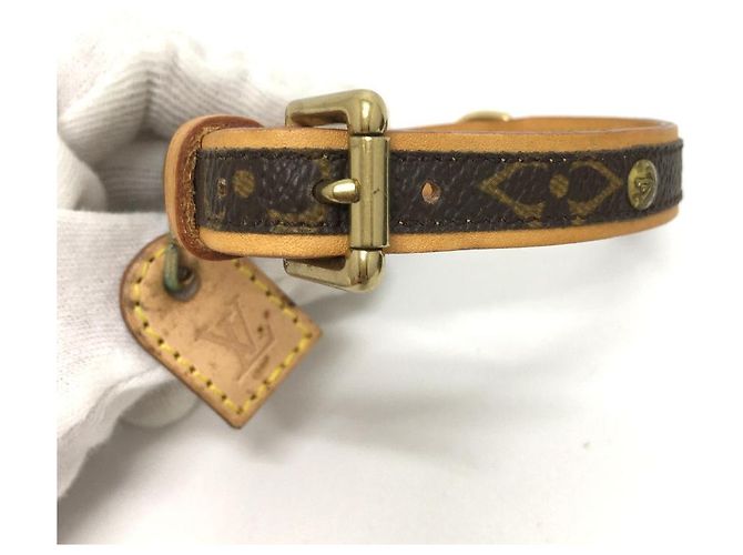 Louis Vuitton Monogram Dog Collar Brown - view 11