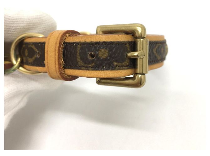 Louis Vuitton Monogram Dog Collar Brown - view 3