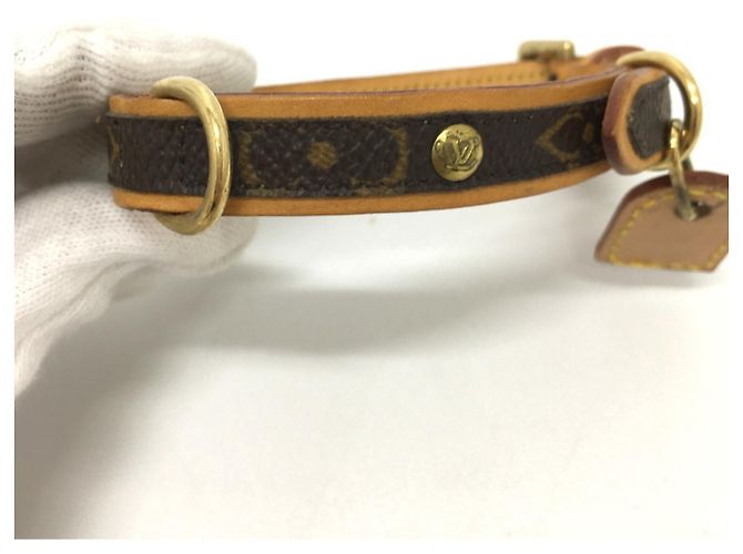 Louis Vuitton Monogram Dog Collar Brown - view 5