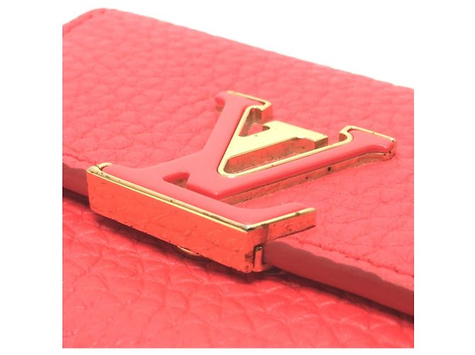 Cartera Compacta Tri-fold Capucines XS Louis Vuitton Roja - vista 4