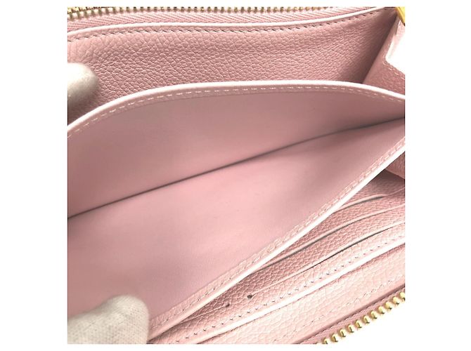Cartera Zippy Monogram Empreinte Louis Vuitton Rosa - vista 12